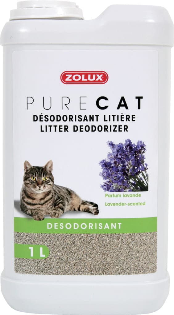 ZOLUX Dezodorant do żwirku PURECAT o zapachu lawendy 1 L 