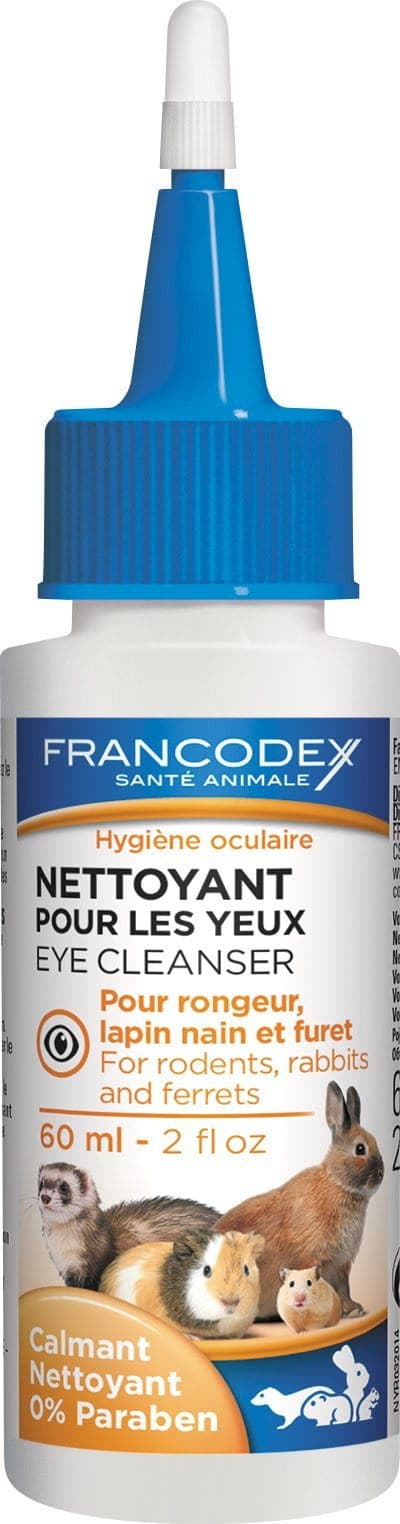 FRANCODEX Płyn do czyszczenia oczu dla gryzoni 60 ml 