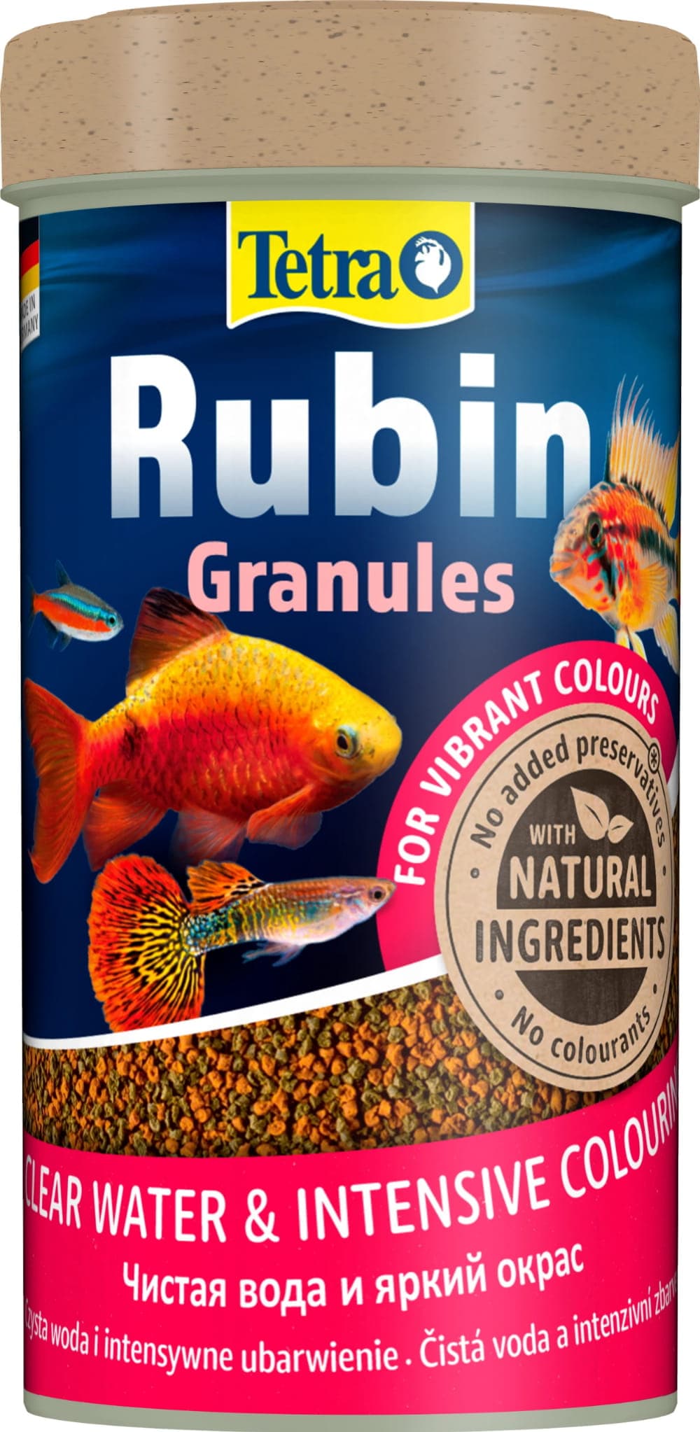 TETRA Rubin Granules 250ml, pokarm w granulkach dla ryb wzmacniający ubarwi 