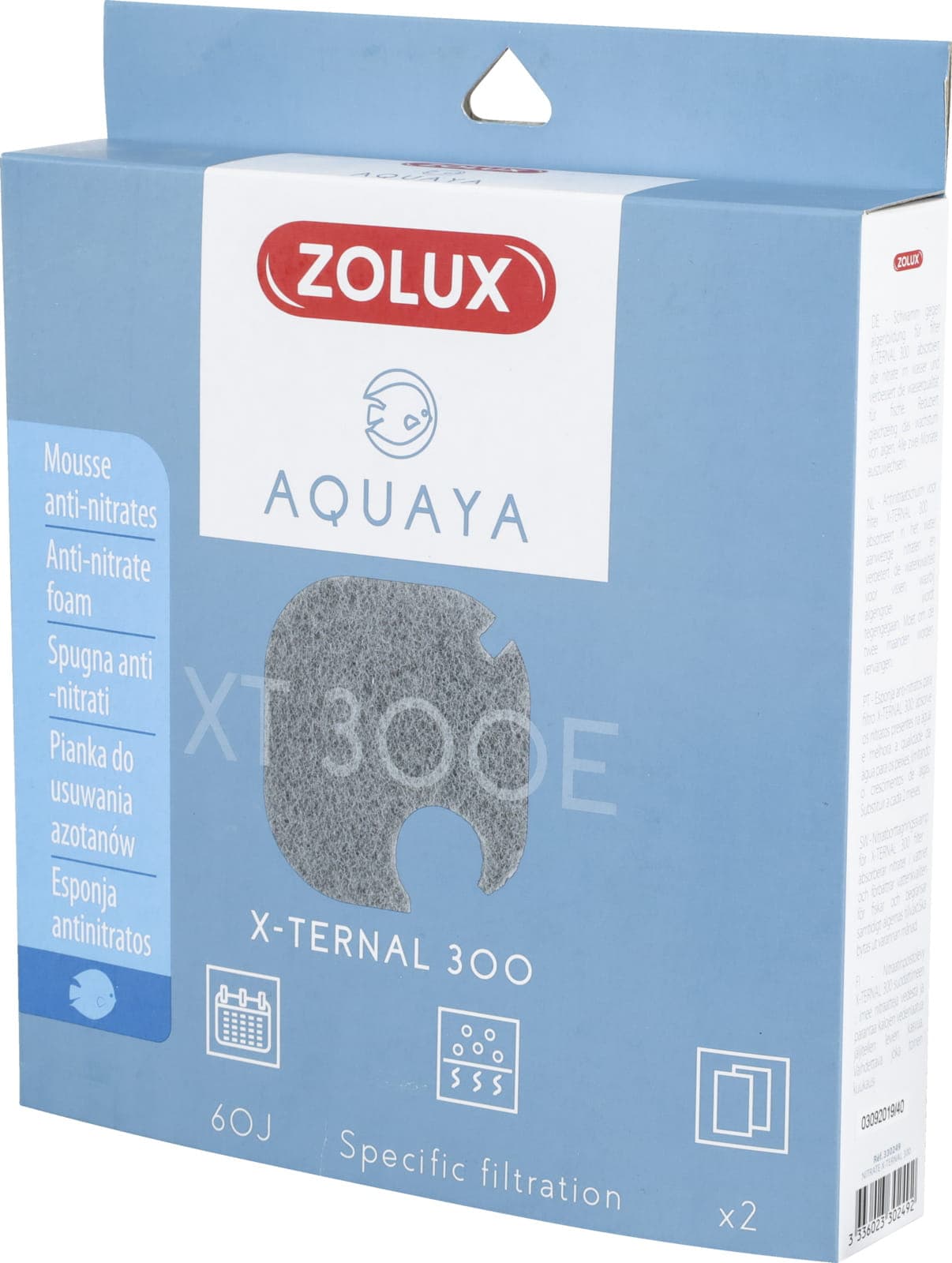 Zolux Wkład do filtra na glony Nitrate AQUAYA XTERNAL 300 