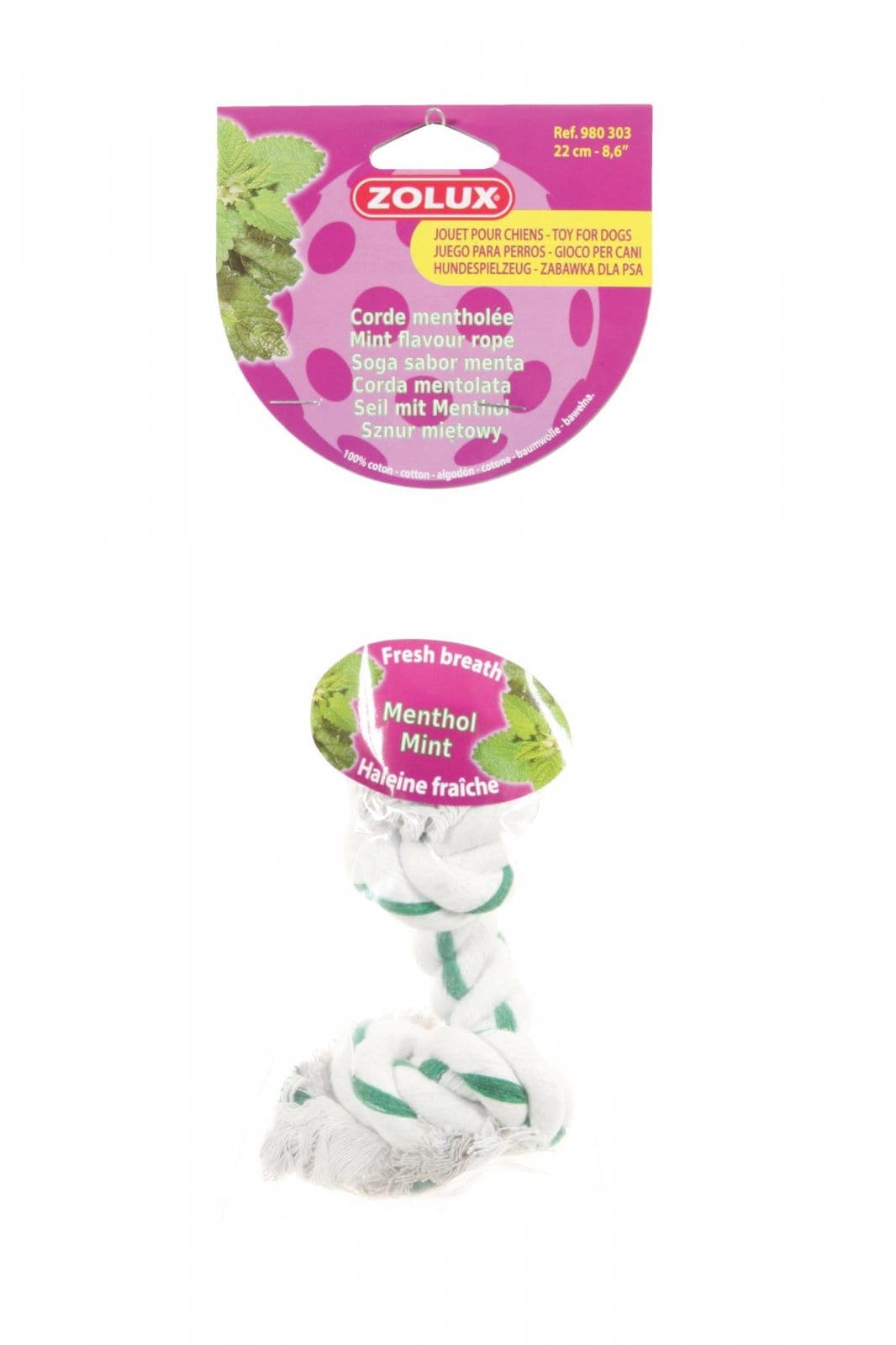 ZOLUX Zabawka dla psa sznur miętowy 22cm 