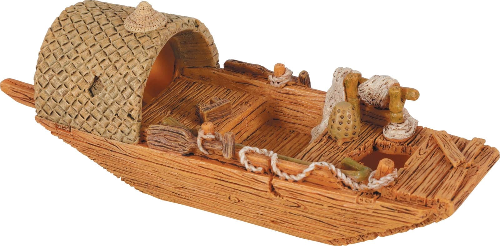 Zolux Ozdoba do akwarium Łódź rybacka model 3 L 9,2x27,8x10,2 cm 