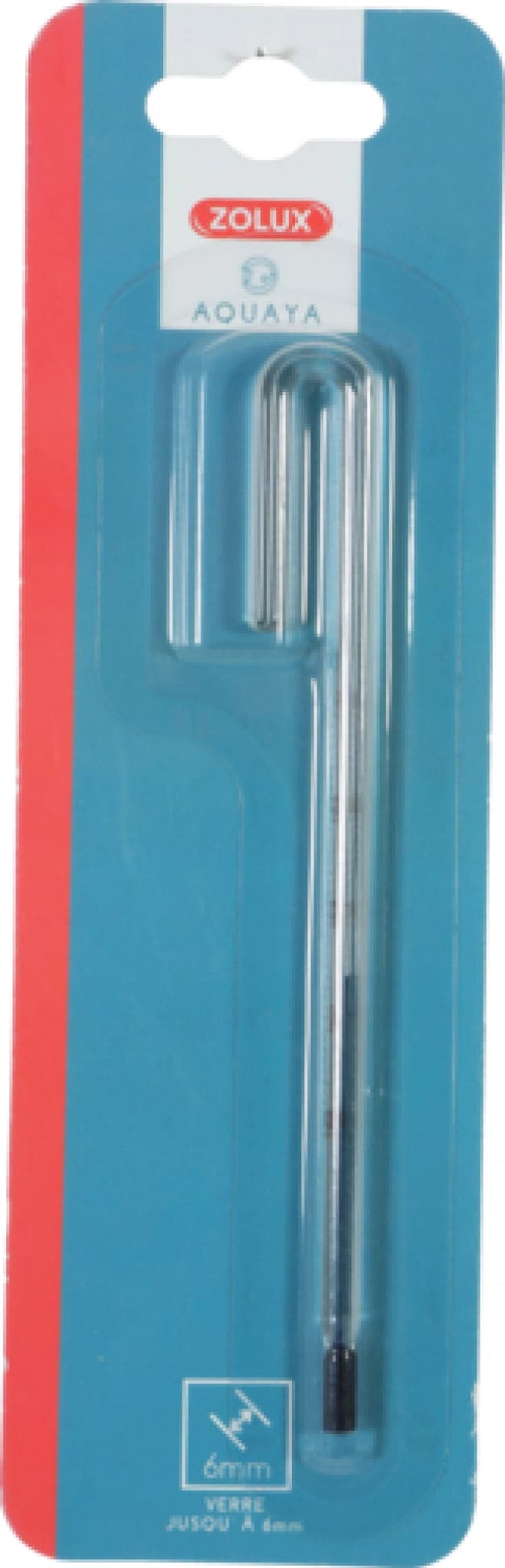 ZOLUX Termometr do akwarium do zawieszenia na szybie 6 mm 