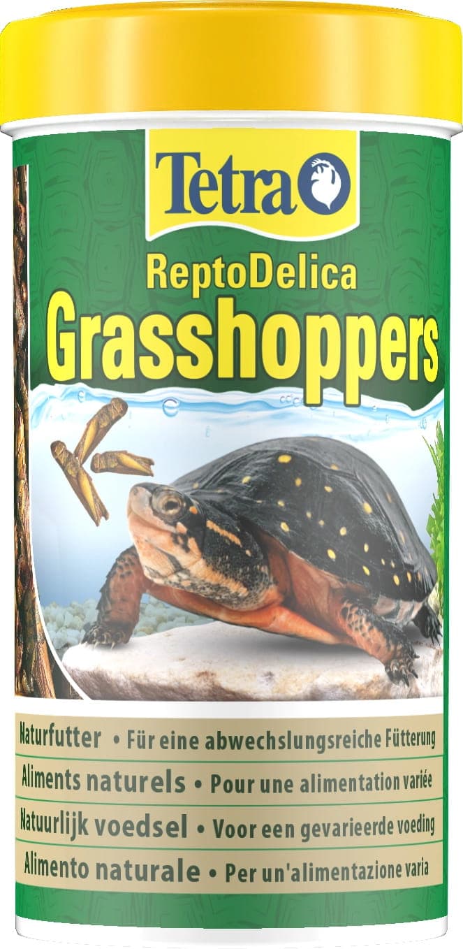 TETRA ReptoDelica Grasshoppers 250 ml naturalna przekąska dla żółwi wodnych 