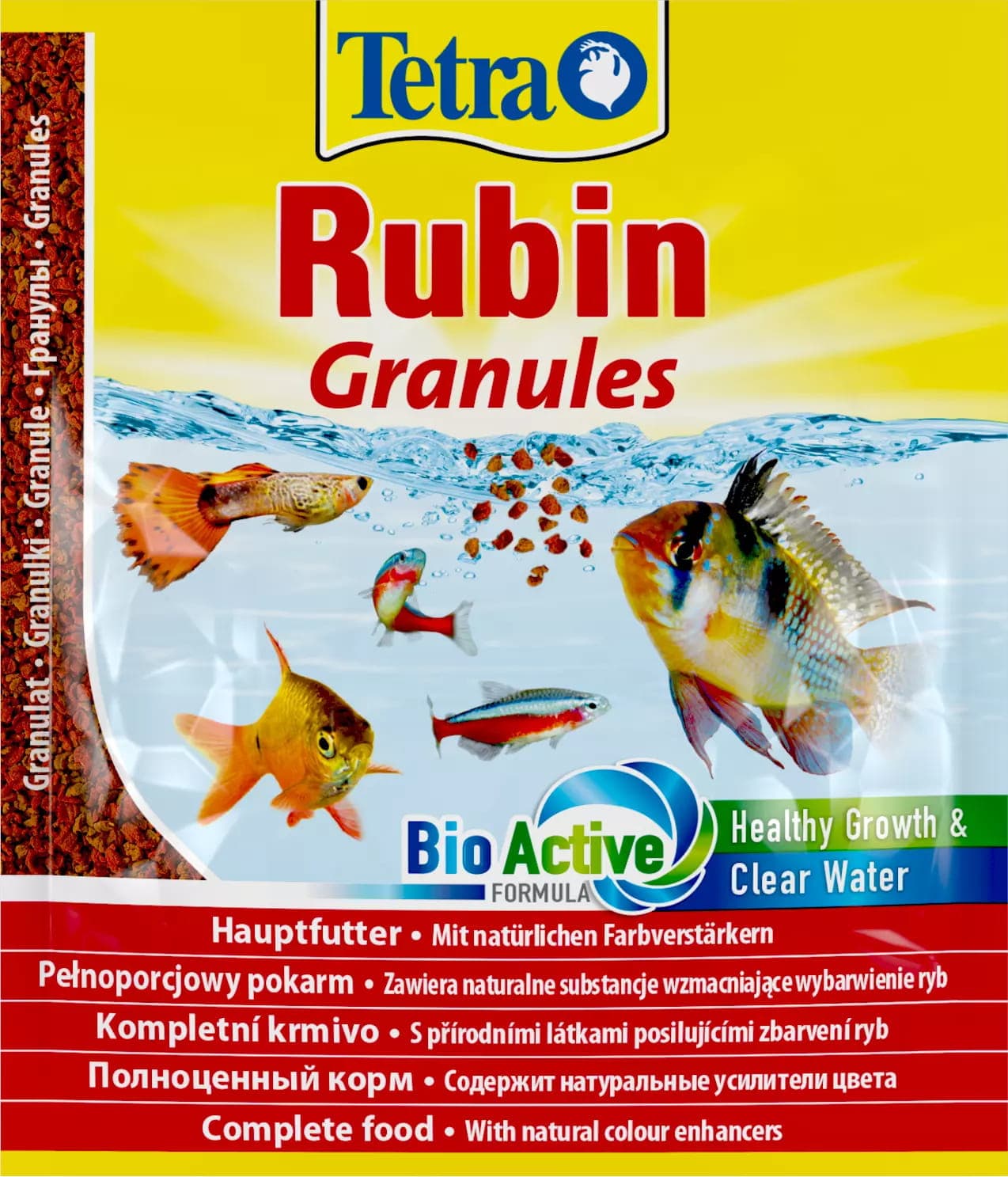 TETRA Rubin Granules 15 g saszetka,pokarm dla ryb wzmacnia ubarwienie 
