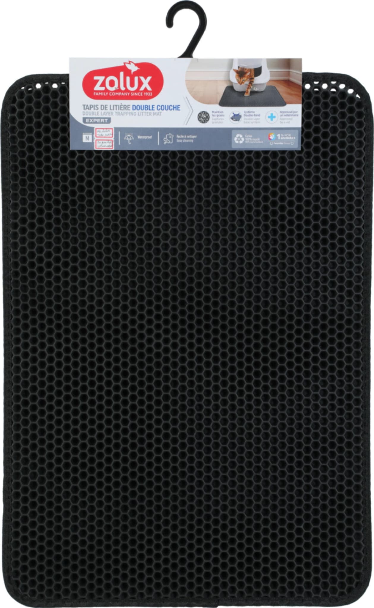 ZOLUX Wycieraczka dwuwarstwowa mata pod kuwetę dla kota 45x65 cm 