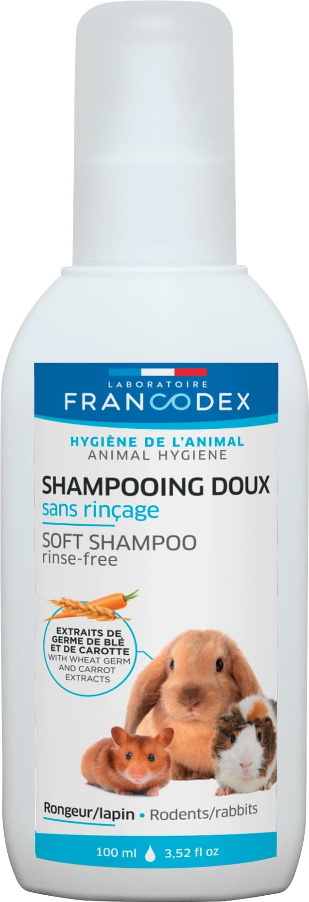 FRANCODEX Szampon dla gryzonia bez spłukiwania 100 ml 