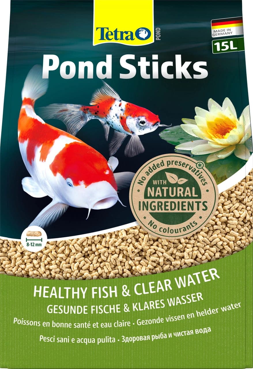 TETRA Pond Sticks 15 L Pokarm dla ryb stawowych w oczku wodnym pałeczki 