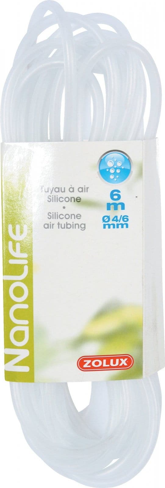 ZOLUX Silikonowy wąż do akwarium do napowietrzaczy, filtra, pomp 6m 4/6mm 