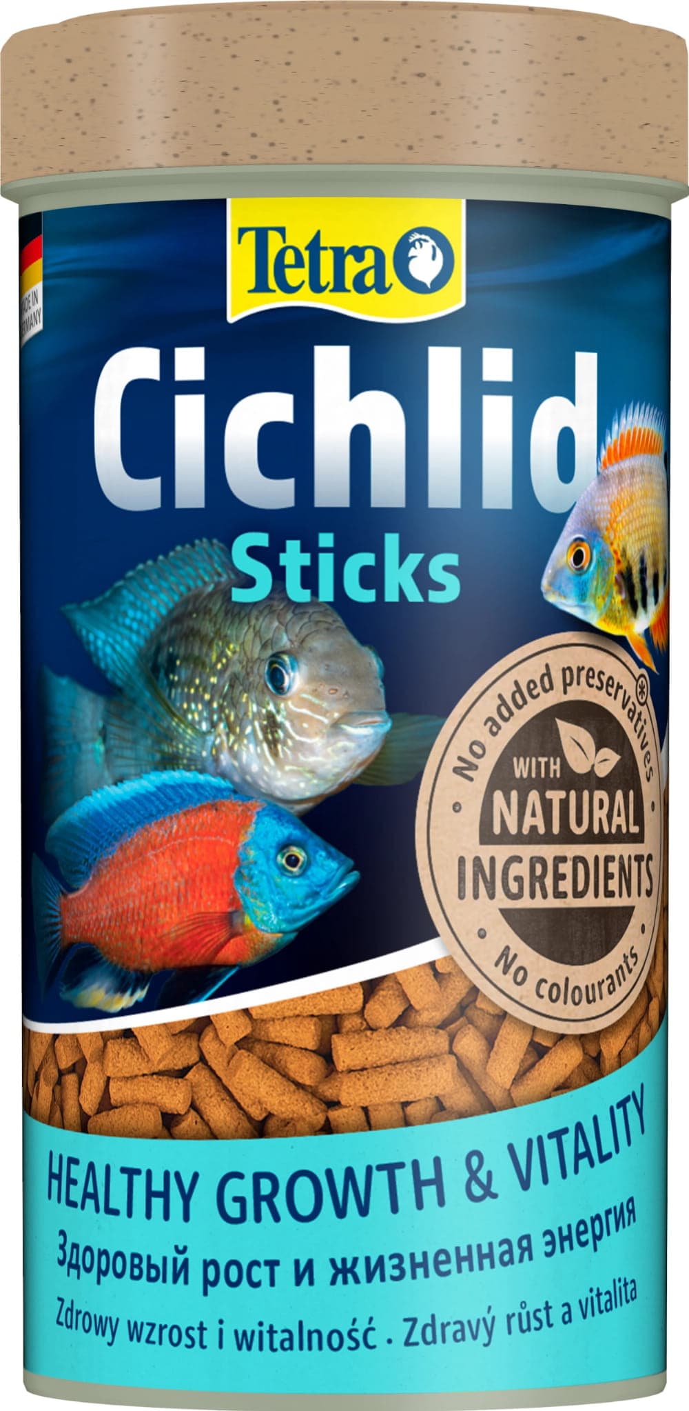 TETRA Cichlid Sticks 250 ml, pokarm dla ryb pielęgnicowatych 