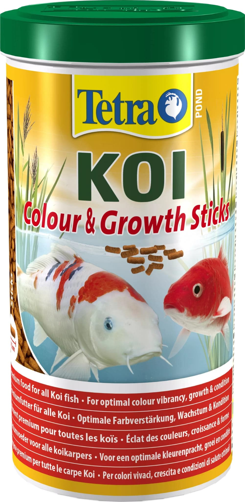 TETRA Pond KOI ColourandGrowth Sticks 1 L Pokarm dla karpii KOI w oczku wod 