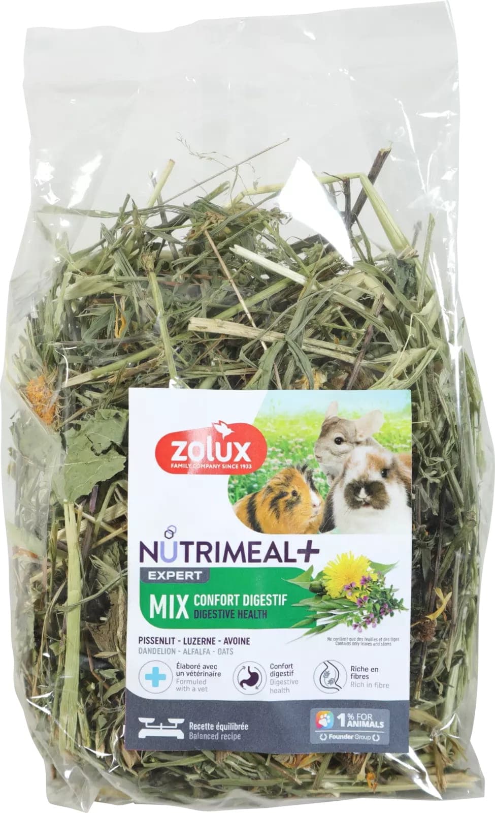 ZOLUX Mieszanka na trawienie królik/kawia/szynszyla NUTRIMEAL MIX 100g 
