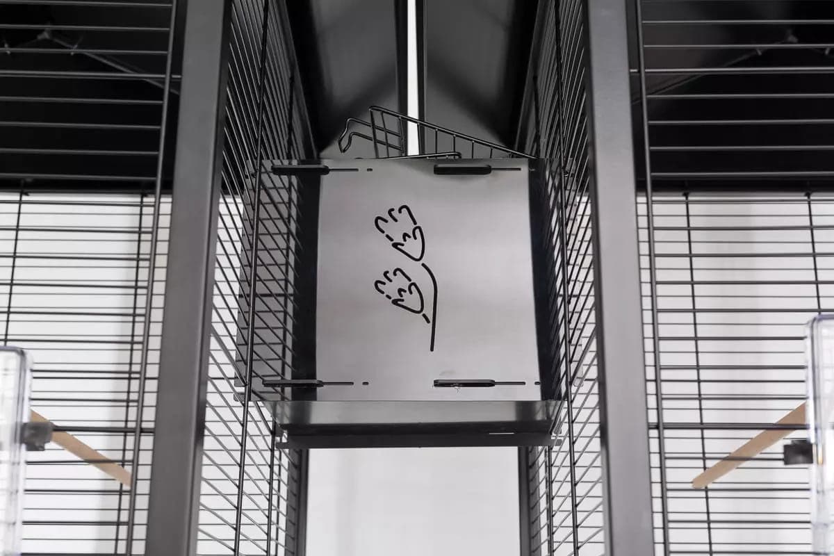 ZOLUX Tunel łączący do wolier dla ptaków CHIC czarny 