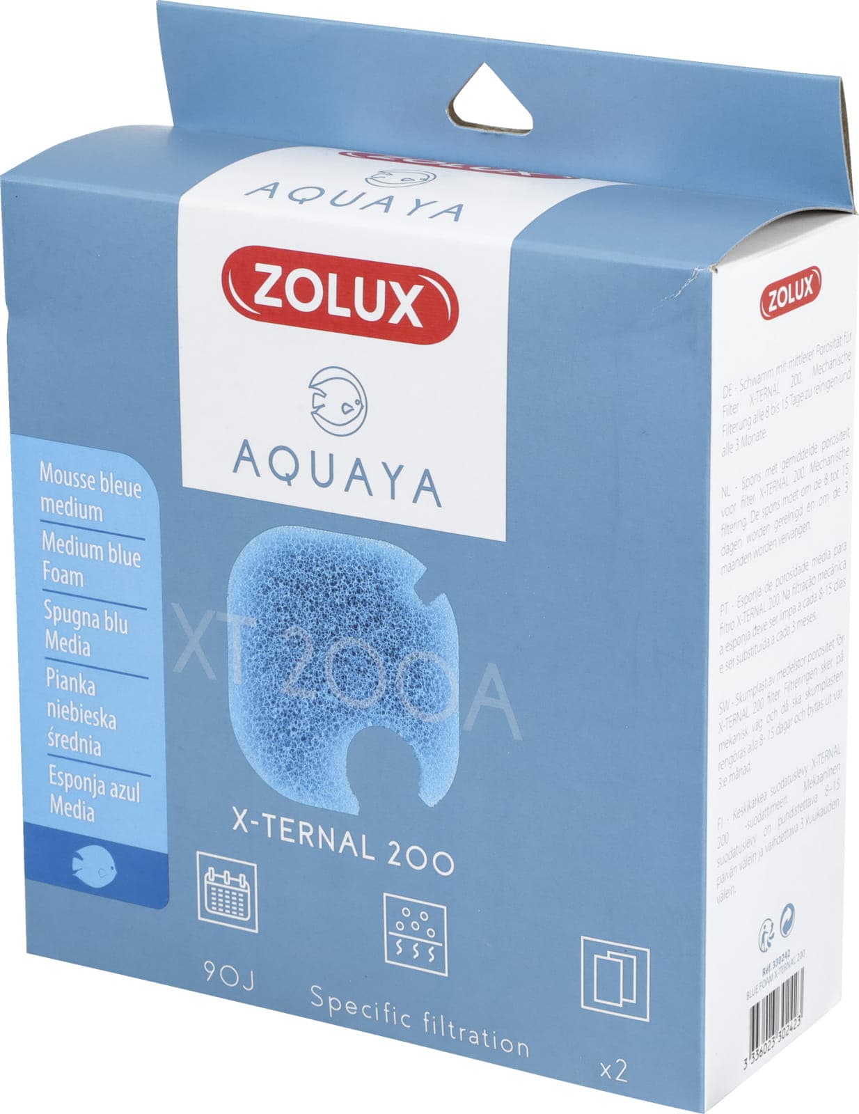 Zolux Wkład gąbka do filtra Blue Foam AQUAYA XTERNAL 200 