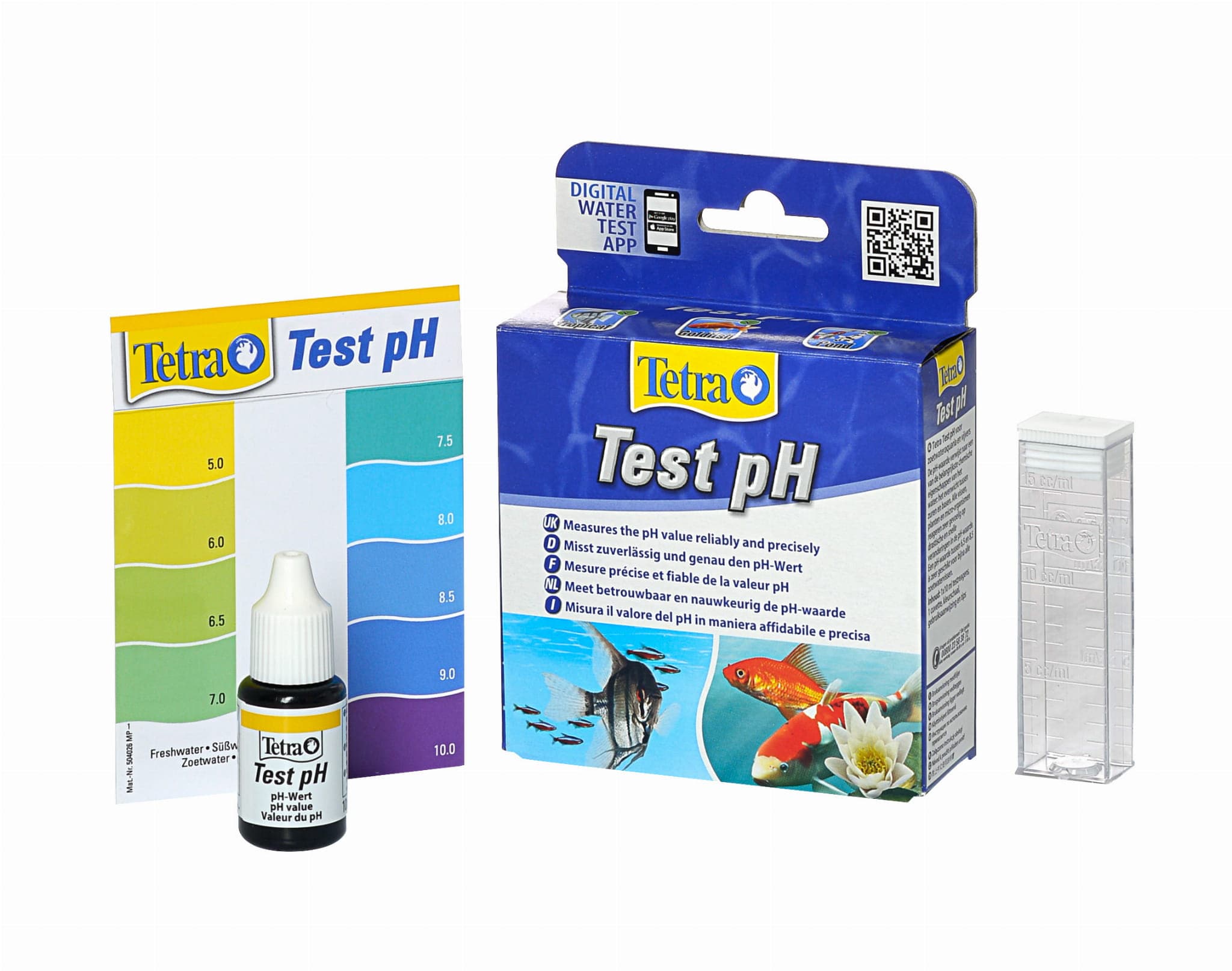 TETRA Test pH 10 ml, test kropelkowy do pomiaru kwasowości wody w akwarium 