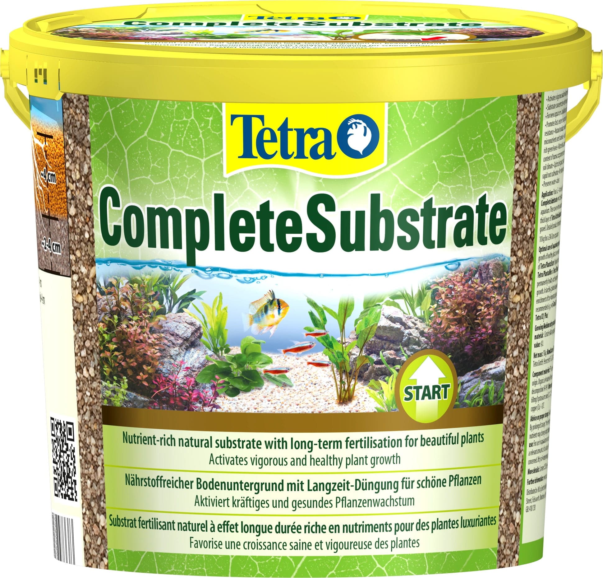 TETRA CompleteSubstrate 10 kg, podłoże odżywcze nawóz dla roślin w akwarium 