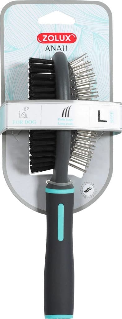 ZOLUX Szczotka dla psa dwustronna ANAH L duża 