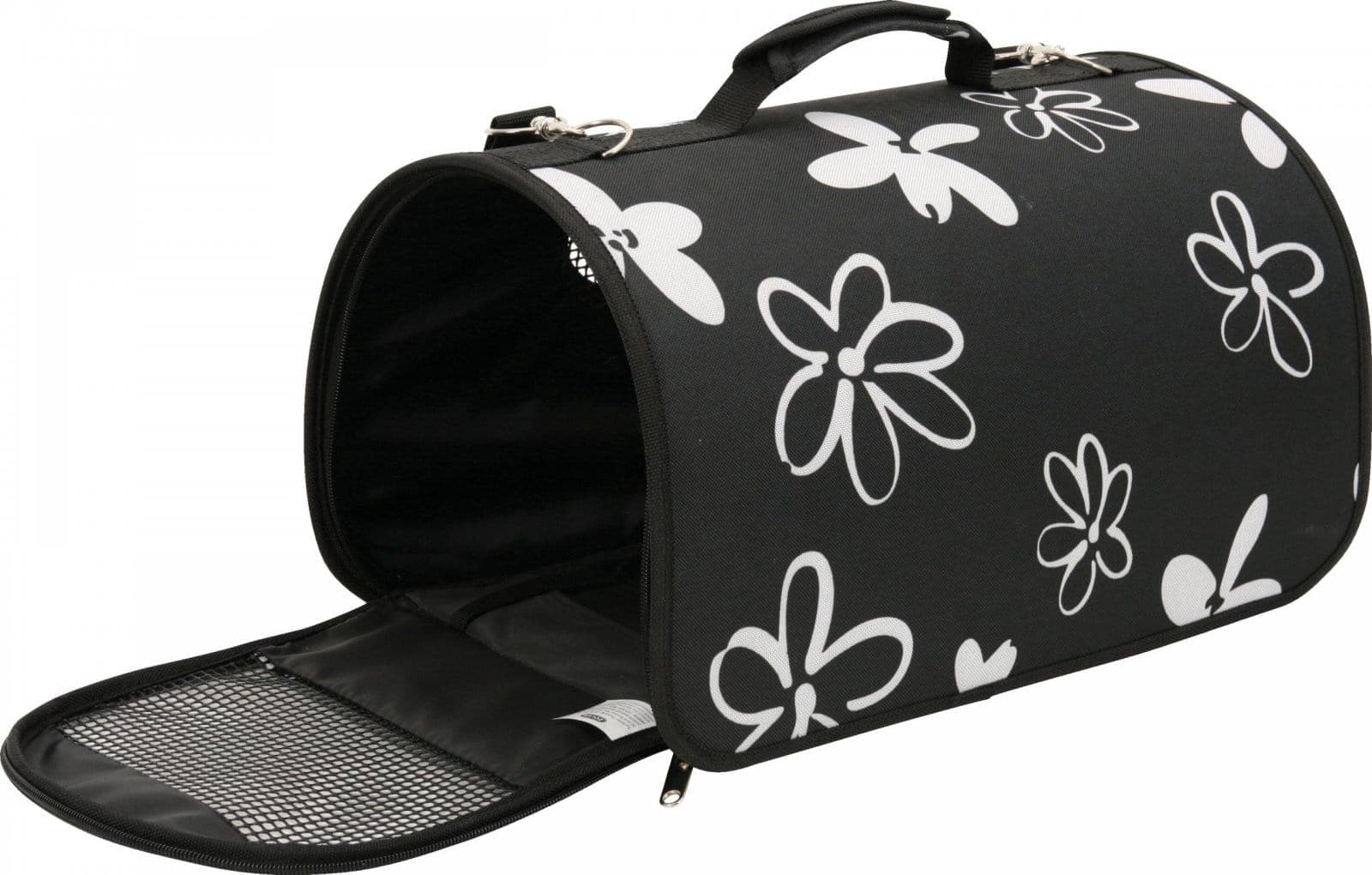 ZOLUX Torba transportowa dla zwierzęcia FLOWER duża czarna 