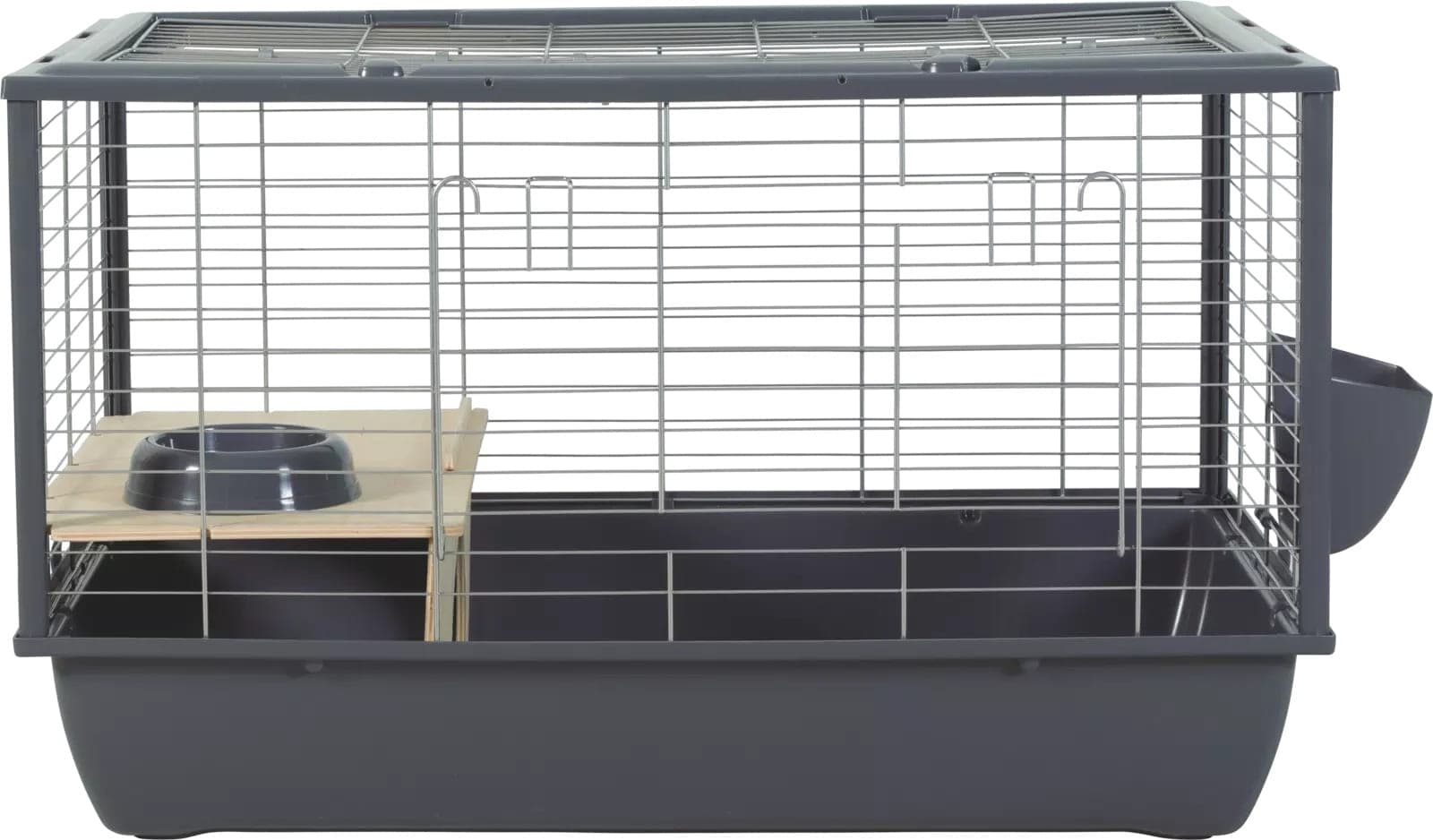 ZOLUX Klatka dla królika i kawii domowej NEOLIFE CONNECT 80 cm szara 
