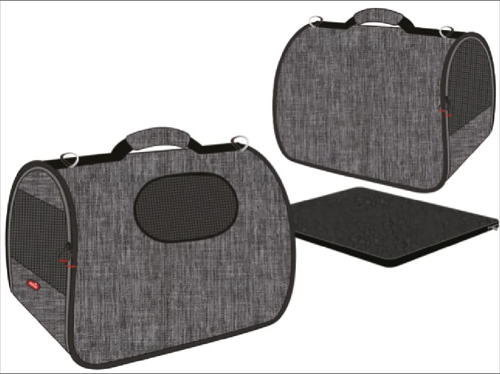 Torba transportowa dla psa i kota Zolux Nomad M szara 43,5x25x28,5cm
