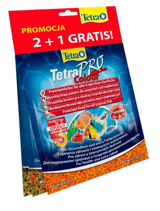 TETRA Zestaw sasz. 2+1 GRATIS T14939Pro Algae 12g+T149366 Pro Colour 12g+T1
